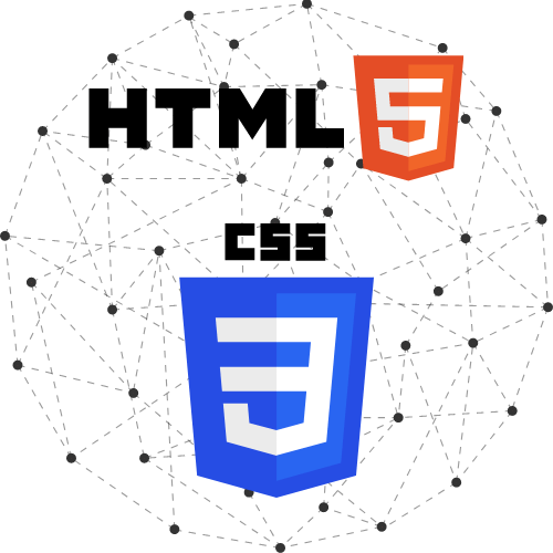 icon of html and CSS