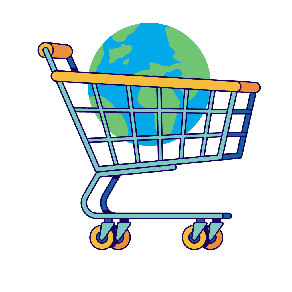icon of a procurement shopping cart