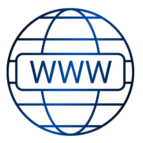 icon of a web symbol